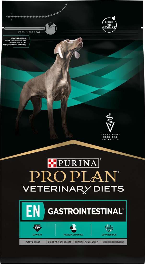

Сухой корм для собак Pro Plan Veterinary Diets EN Gastrointestinal при расстройствах пищеварения 5 кг