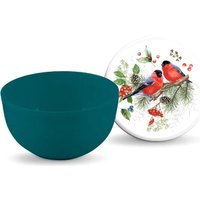 Миска для смешивания Полимербыт Снегири 4359786 (с крышкой)