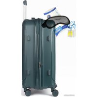 Чемодан-спиннер Mironpan 11197-2 65 см (темный зелено-синий)