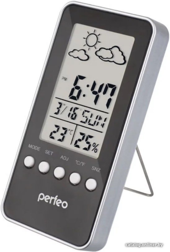 Метеостанция Perfeo Window PF-S002A (черный)