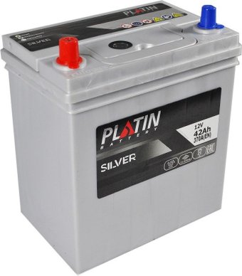 Автомобильный аккумулятор Platin Asia Silver L+ (42 А·ч)