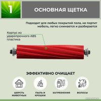 Набор аксессуаров USBTOP для Roborock S7 (черные боковые щетки) 558477