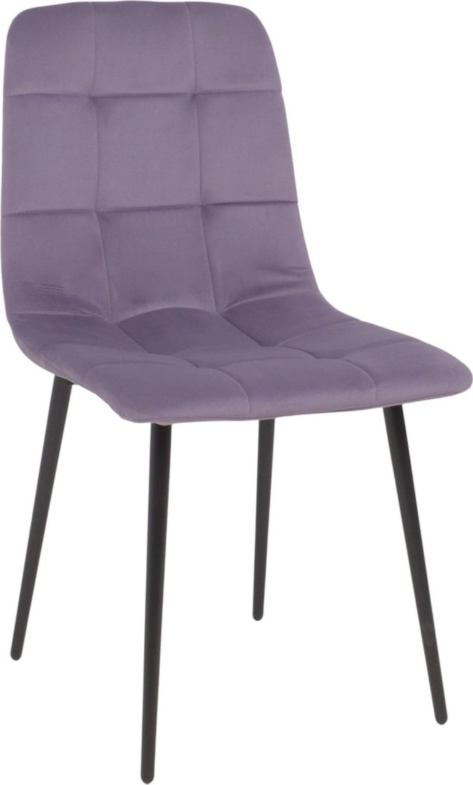 

Стул AksHome AV 406-N (сливовый бархат Confetti plum/черный)