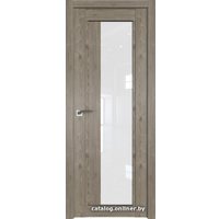 Межкомнатная дверь ProfilDoors 2.72XN L 70x200 (каштан темный/стекло белый триплекс)