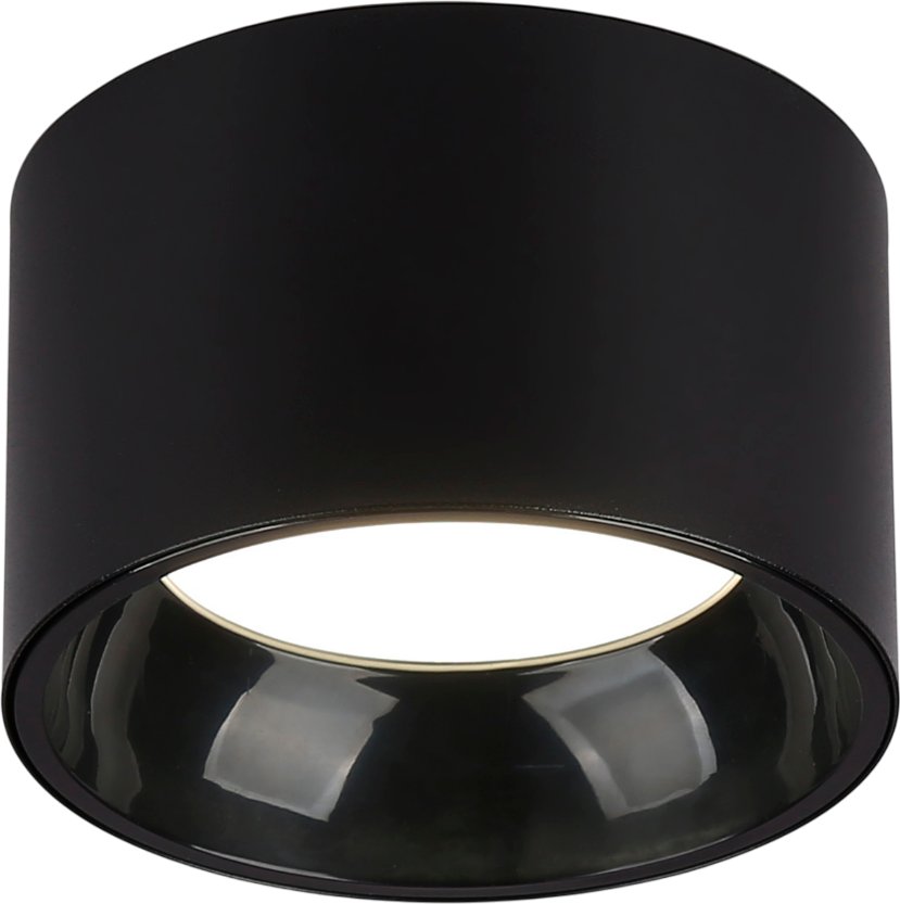 Точечный светильник Ambrella light TN52894 SBK/GBK (черный песок/черный глянец)