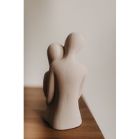 Статуэтка К.РАМА Влюбленные (бежевый)