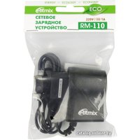 Сетевое зарядное Ritmix RM-110 (черный)