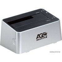 Бокс для накопителей 2.5" и 3.5" AgeStar 3UBT3 Silver