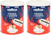 Crema e Gusto молотый в банке 2x250 г