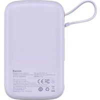 Внешний аккумулятор Baseus Qpow Pro+ Digital Display Fast Charge 22.5W 10000mAh (сиреневый)
