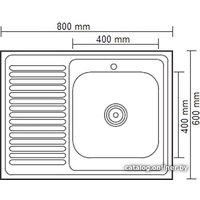 Кухонная мойка Ledeme L98060-6R
