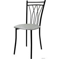 Стул Гальваник Премьер (эмаль черный муар/бенгал серый)