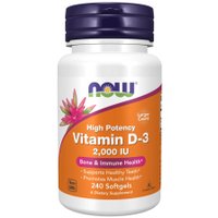 Витамин Now Foods Vitamin D-3 2000 IU (240 капсул) в Бресте