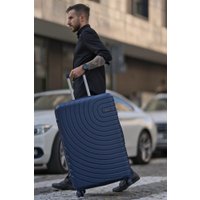 Чемодан-спиннер Solier STL1064 (XL, синий)