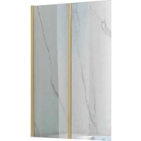 Стеклянная шторка для ванны Rea Agat-2 100 (золотистый)