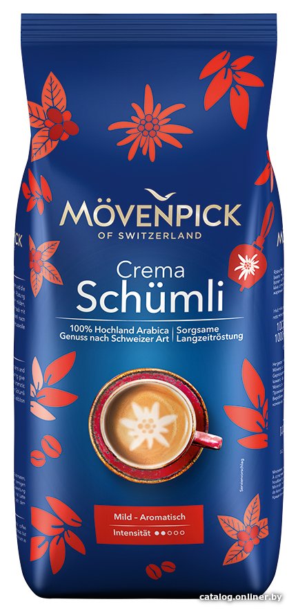 Кофе Movenpick Crema Schumli зерновой 1 кг