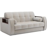 Диван Мебель-АРС Аккордеон Барон №3 ППУ 180x200 (бархат бежевый Star Velvet 6 Light Beige)