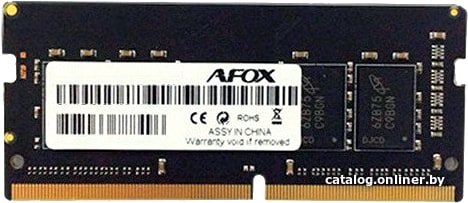 Оперативная память AFOX 16GB DDR4 SODIMM PC4-21300 AFSD416FS1P