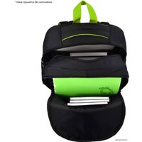 Школьный рюкзак Феникс+ Цифровая атака 59278 (черный/зеленый)