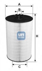 

Масляный фильтр UFI 2501900
