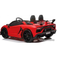 Электромобиль RiverToys Lamborghini Aventador SVJ A111MP (красный)