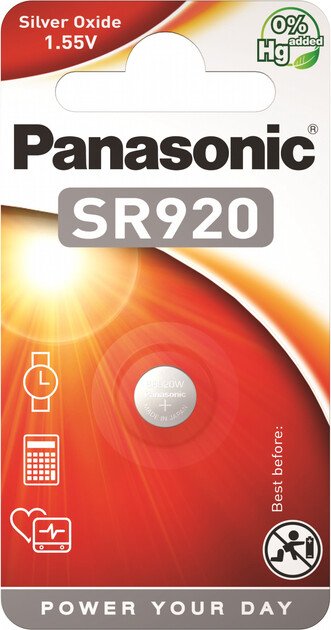 

Батарейка Panasonic SR920 SR-920EL/1B (1 шт)