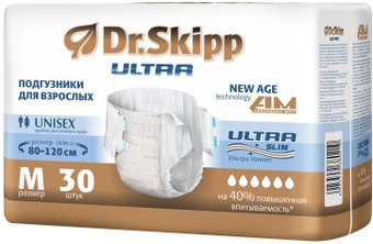 Подгузники для взрослых Dr.Skipp Ultra M (30 шт)