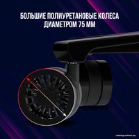 Игровое (геймерское) кресло Lorgar Base 311 (черный/белый)