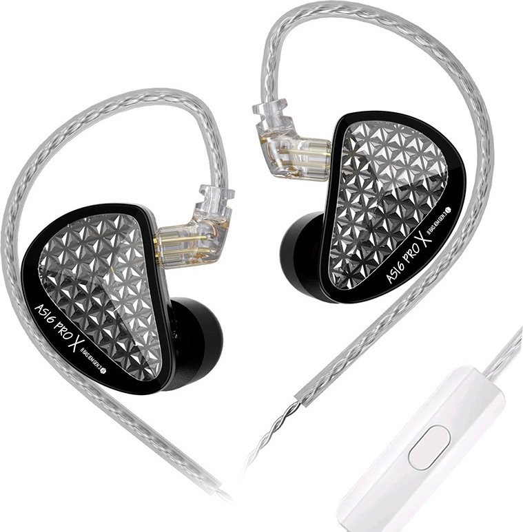 Наушники KZ Acoustics AS16 Pro X (с микрофоном)