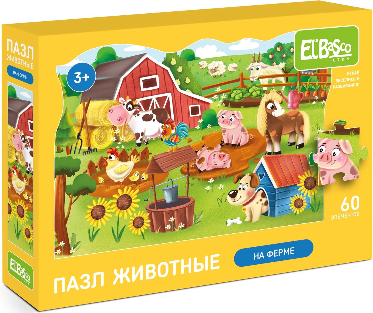 

Мозаика/пазл El'Basco Toys На ферме ET01-021