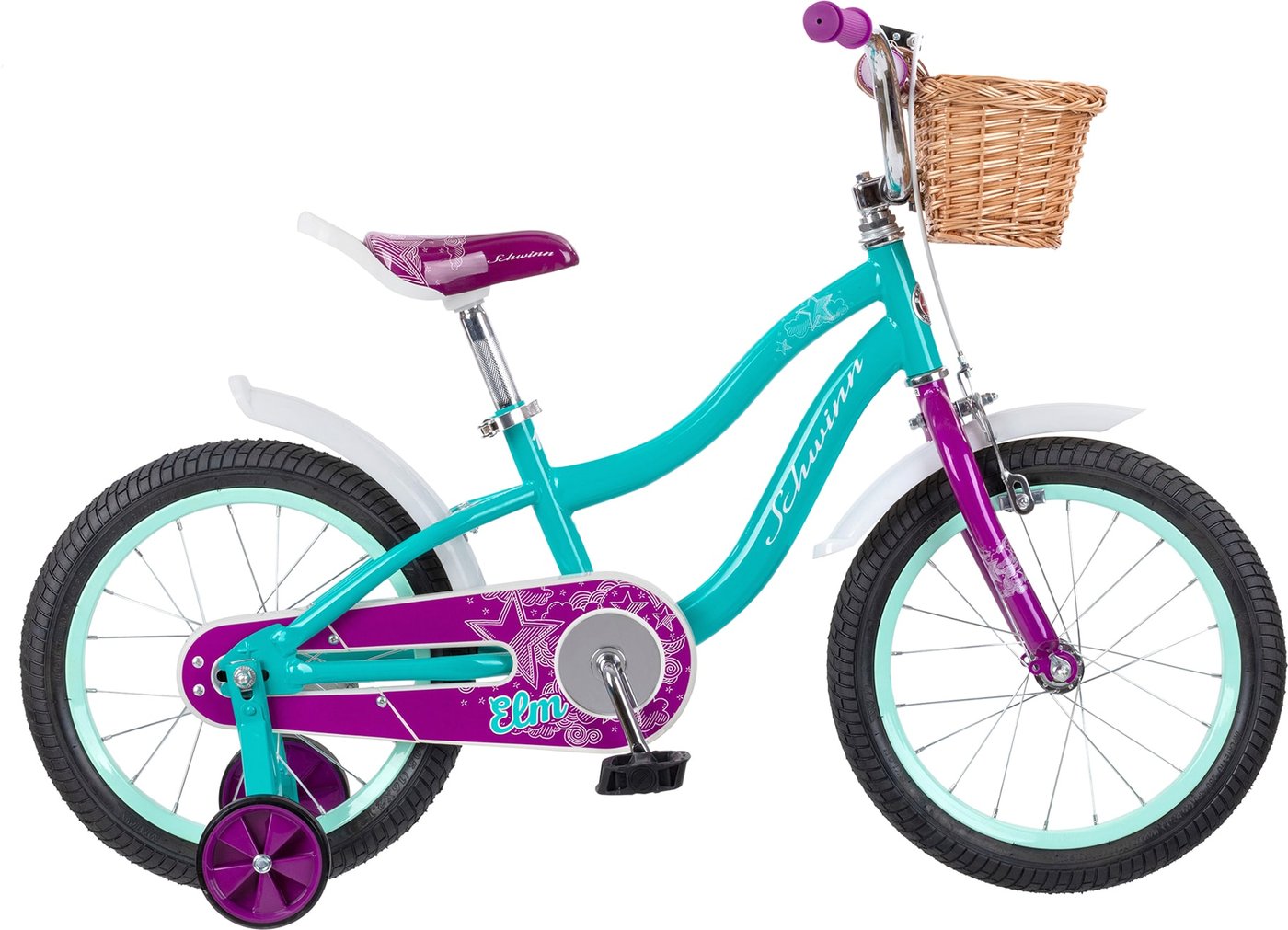 

Детский велосипед Schwinn Elm 16 2021 S0615RUBWB (голубой/фиолетовый)