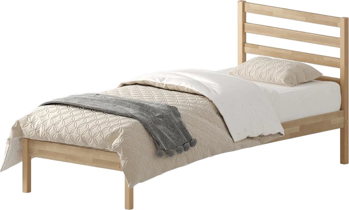 

Кровать Домаклево Лето 90x190+В2 (натуральный)