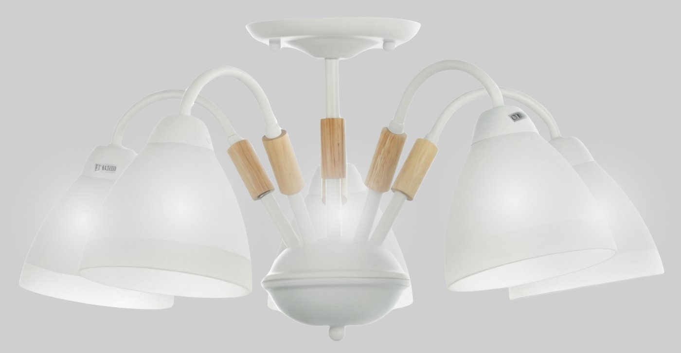 

Припотолочная люстра Aitin Pro НПБ 02-5x60-105 7480/5A (белый)