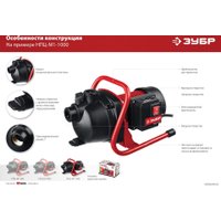 Самовсасывающий насос Зубр НПЦ-М1-1000