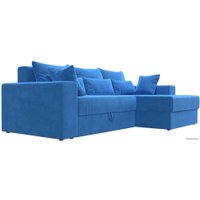 Угловой диван Mebelico Майами 15 114914 (правый, велюр, голубой)