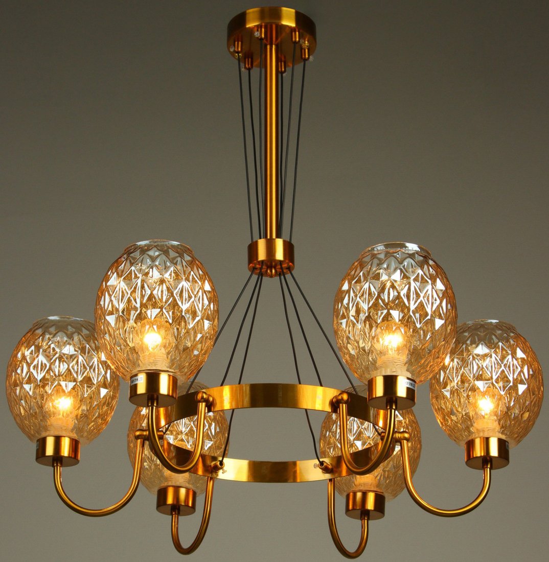 

Подвесная люстра BayerLux Десфорд 10534547 (золото)