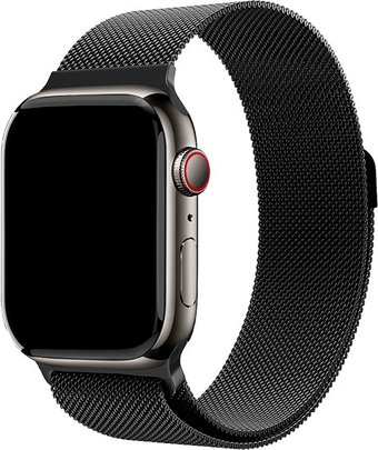 Браслет uBear Spark для Apple Watch S/M (черный)