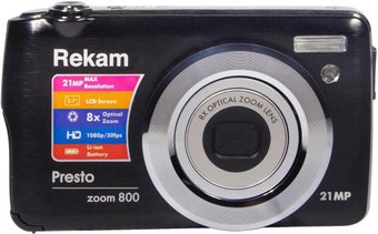 Фотоаппарат Rekam Presto zoom 800 (черный)