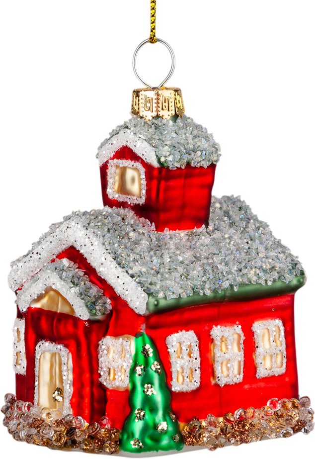 

Елочная игрушка Erich Krause Decor. Рождественский домик 64420