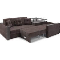 Угловой диван Мебель-АРС Прага НПБ (кордрой коричневый)