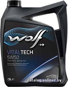Моторное масло Wolf Vital Tech 5W-50 1л