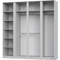 Шкаф распашной НК-Мебель Stern 4-х дверный с зеркалом 72676507 (белый)