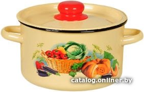 Кастрюля СтальЭмаль Урожай 1с17с