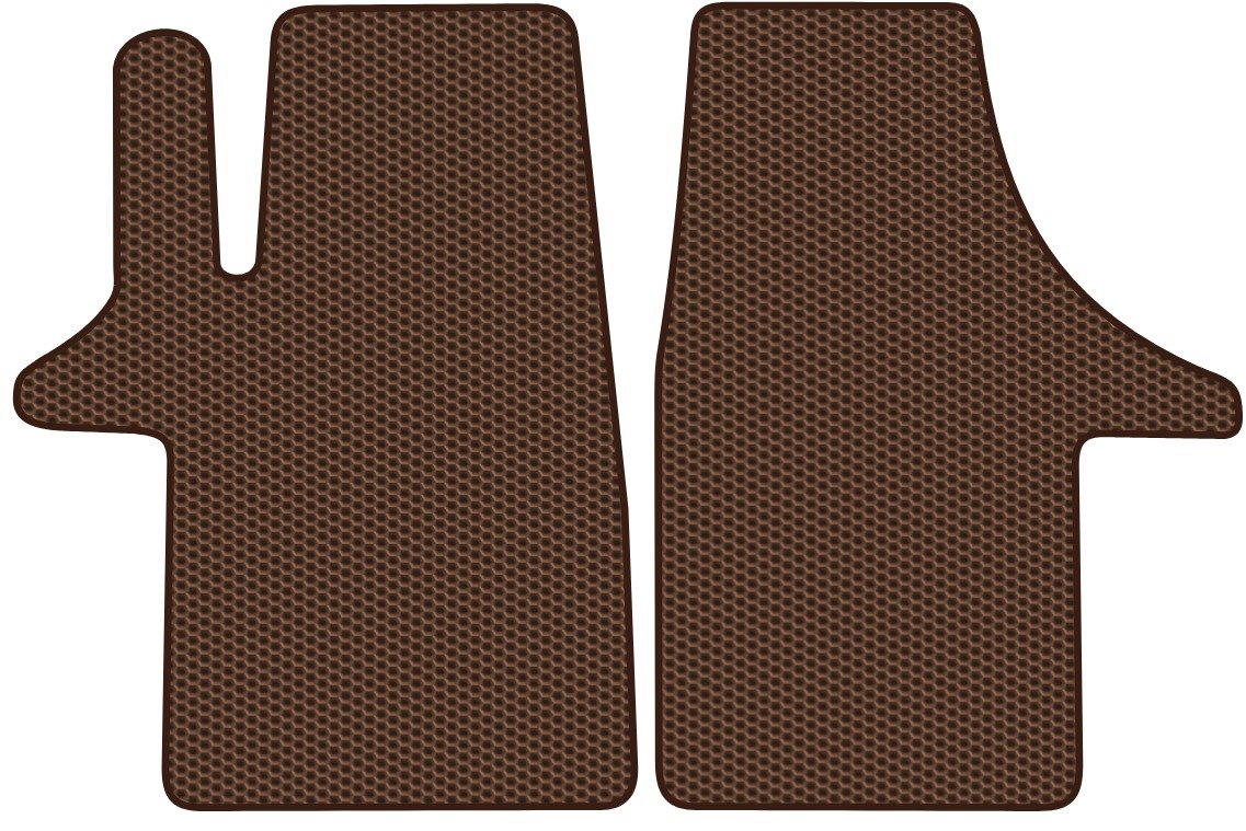 

Комплект ковриков для авто Alicosta Volkswagen Transporter V (грузовик / T5 / 3 места) 2003 - 2015 (коричневый, сота)