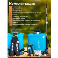Аккумуляторный опрыскиватель GPT DF-A8