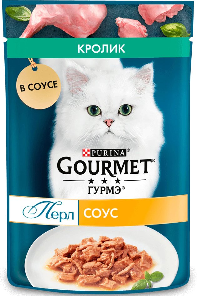 

Пресервы Gourmet Перл кролик соус 75 г