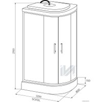 Душевая кабина IVA SC012CML