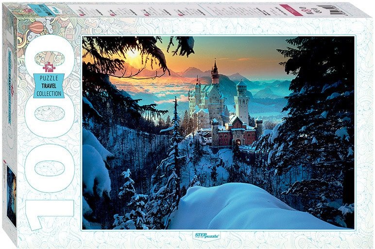 

Пазл Step Puzzle Бавария. Замок Нойшванштайн 79103 (1000 эл)