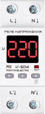 

Реле напряжения RostokElektro V-50А RE