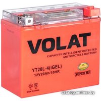 Мотоциклетный аккумулятор VOLAT YT20L-4(iGEL) (20 А·ч)